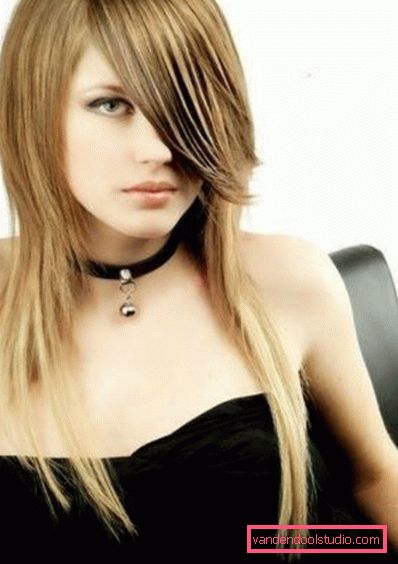 Corte de pelo Aurora de pelo largo y medio.