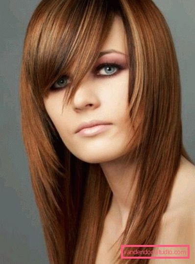 Corte de pelo Aurora de pelo largo y medio.