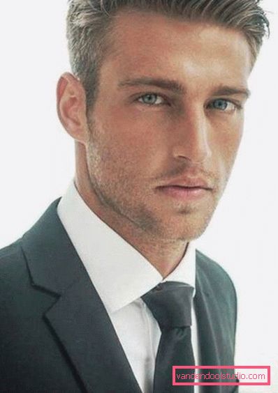 Peinados de hombre para forma ovalada de la cara.