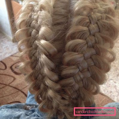 Trenza de cinco hilos