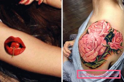 Labios escarlata y rosas de lujo. Labios escarlata y rosas de lujo.