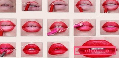maquillaje de labios en rojo maquillaje de labios en rojo