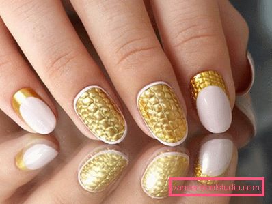 Manicura de lujo año nuevo 2020