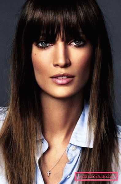 Cortes de pelo para mujer después de 40 años para cabello largo. Cortes de pelo populares para mujeres después de 40 años en diferentes longitudes de cabello