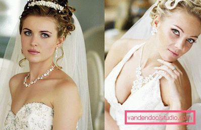 Peinados de boda con un velo - 100 hermosas opciones
