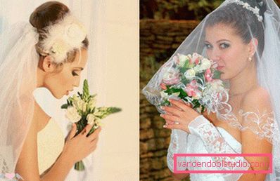 Peinados de boda con un velo - 100 hermosas opciones