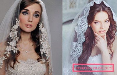Peinados de boda con un velo - 100 hermosas opciones