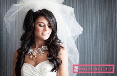 Peinados de boda con un velo - 100 hermosas opciones