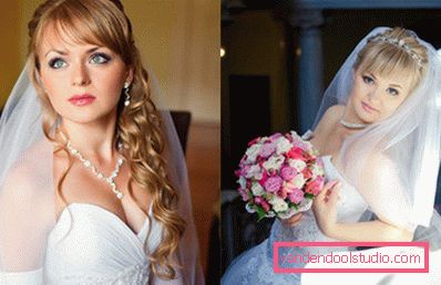 Peinados de boda con un velo - 100 hermosas opciones