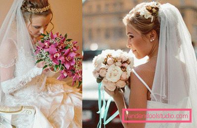 Peinados de boda con un velo - 100 hermosas opciones