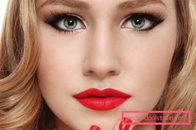 Maquillaje de noche para ojos verdes - reglas simples de
